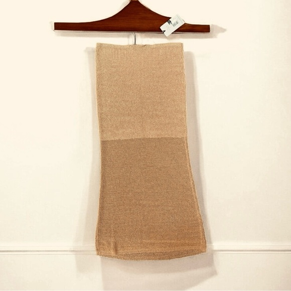 🌻NEW w/tags WEWOREWHAT Cotton Blend Knit Midi Skirt Size Medium - Picture 4 of 11